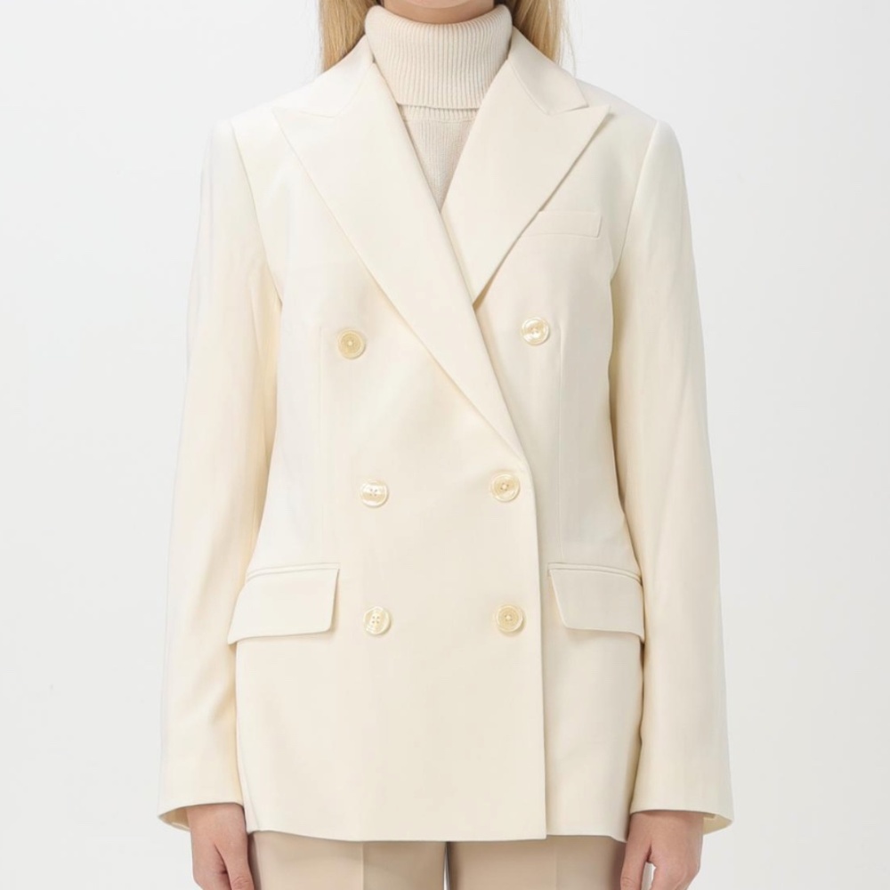 Polo Ralph Lauren - Cream Double Breasted Women's Blazer (size 4) NWT
